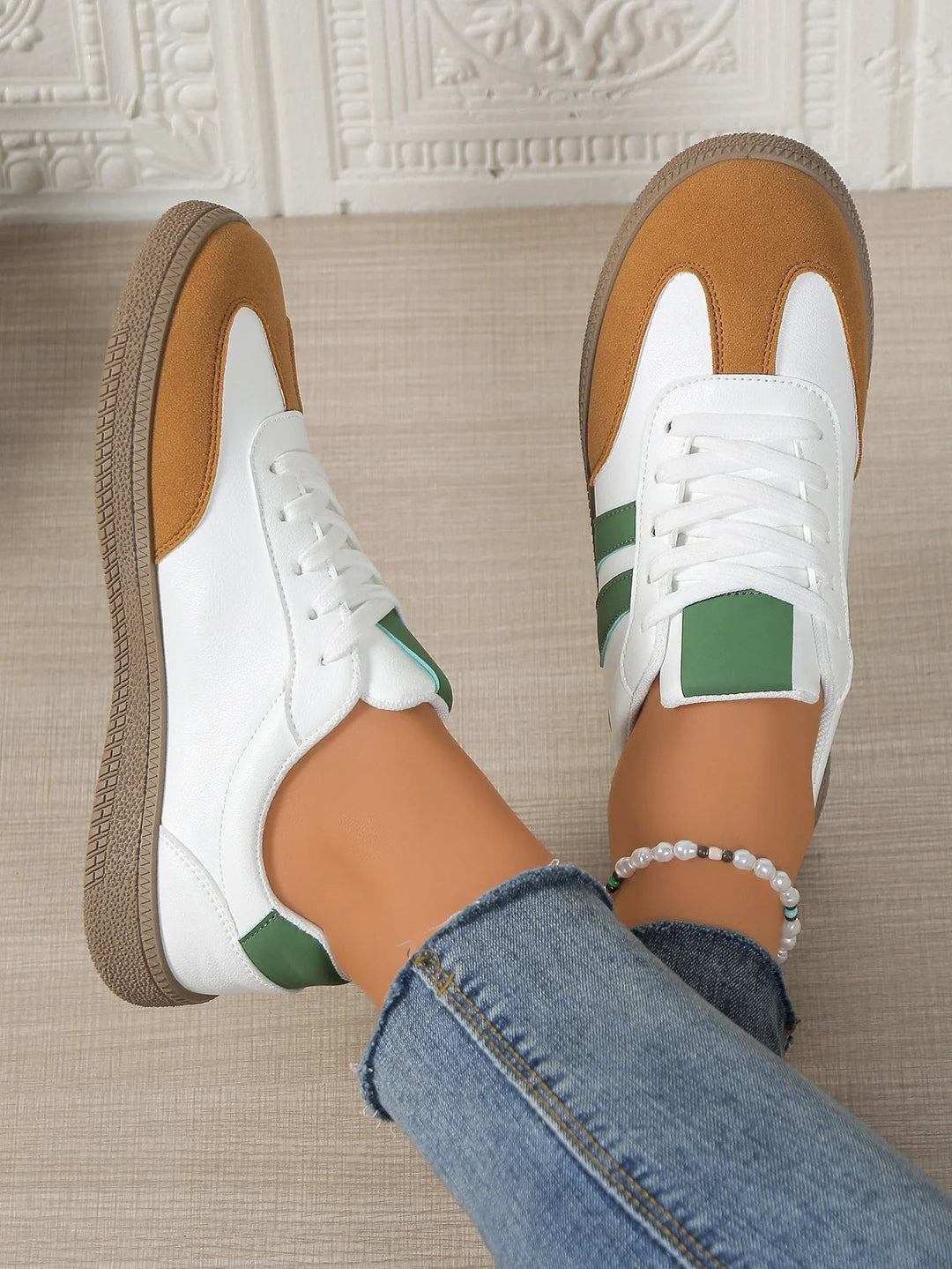 Bodil | Dame Snøresko Casual Sneakers - Image 3