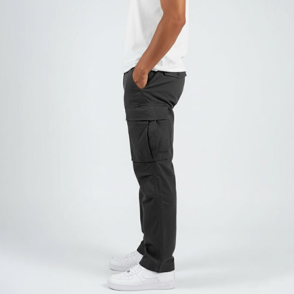 Braxton | Men's Relaxed-Fit Multi-Pocket Streetwear Cargo Pants