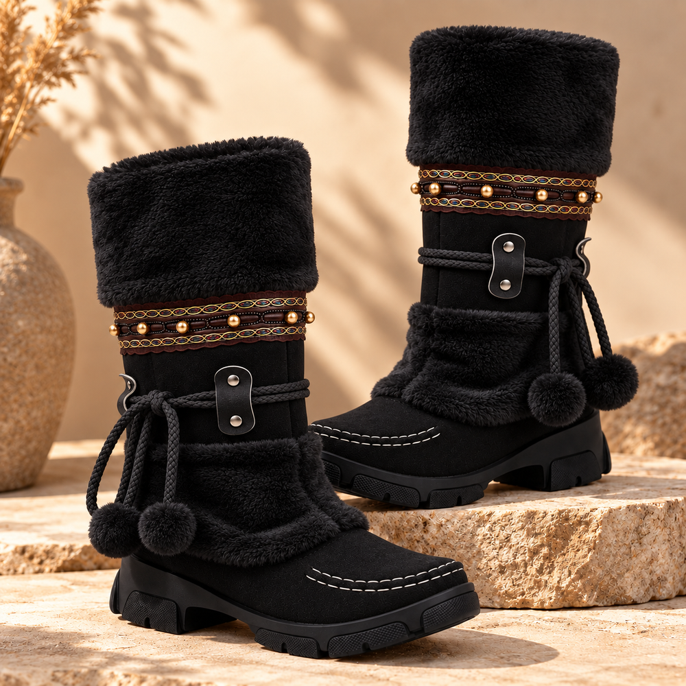 Women's Lodge Boots | Cosy Warmth & Grip 2