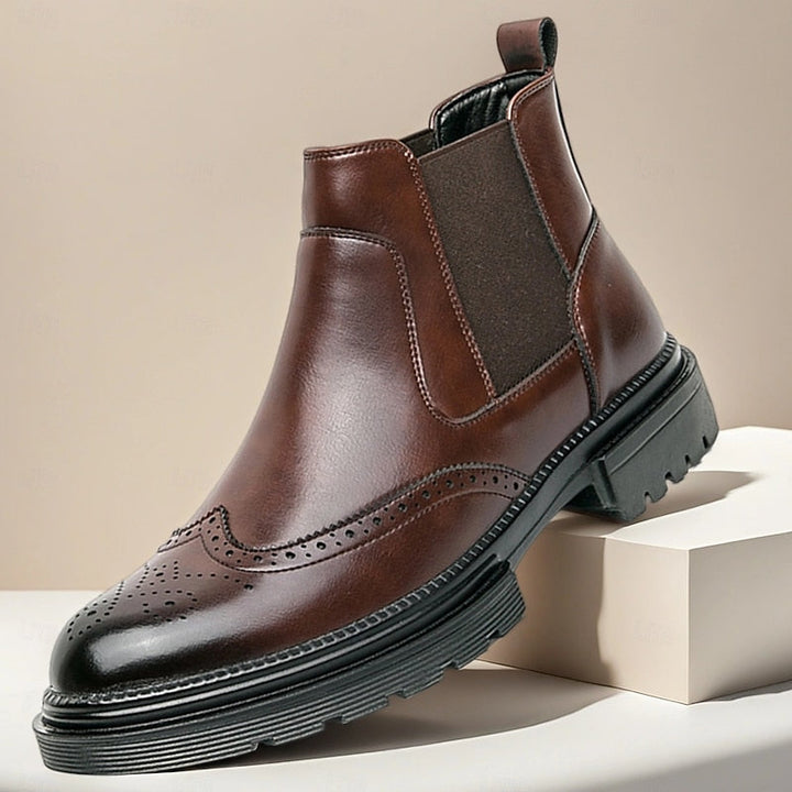 Carlisle | Wingtip Chelsea Boots