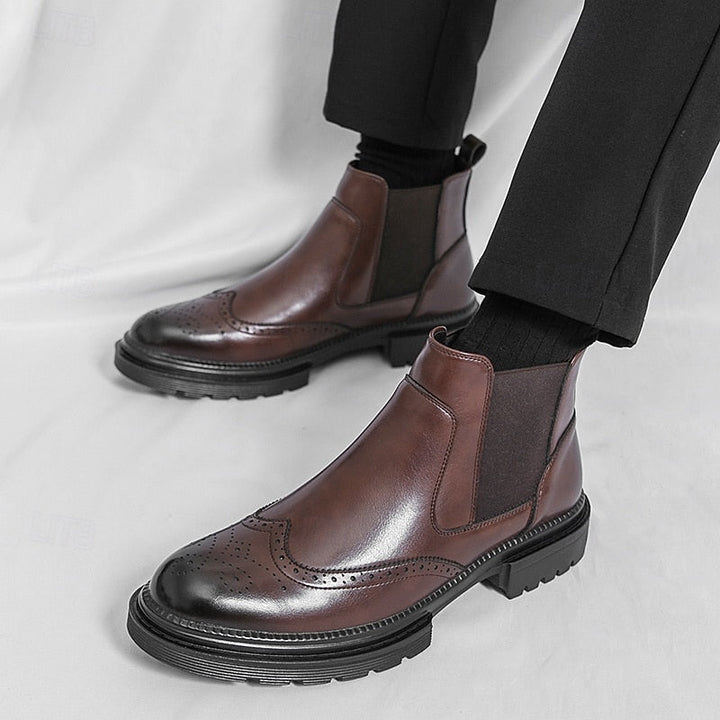 Carlisle | Wingtip Chelsea Boots