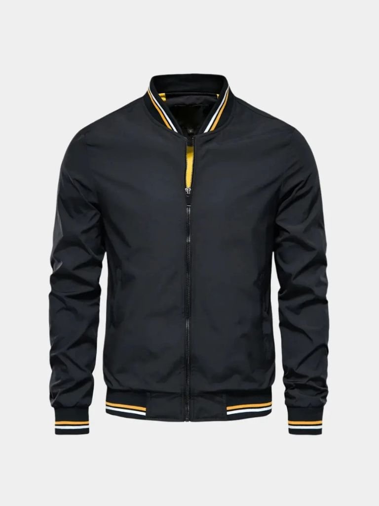 Casual Bomber Jacket - Cross &amp; Crown - Cross &amp; Crown