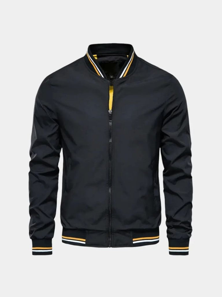 Casual Bomber Jacket - Cross &amp; Crown - Cross &amp; Crown