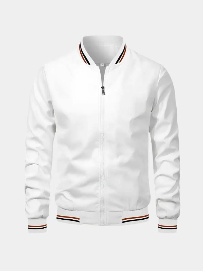 Casual Bomber Jacket - Cross &amp; Crown - Cross &amp; Crown