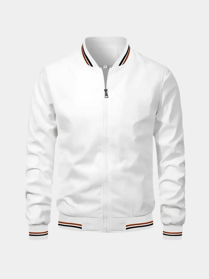 Casual Bomber Jacket - Cross &amp; Crown - Cross &amp; Crown