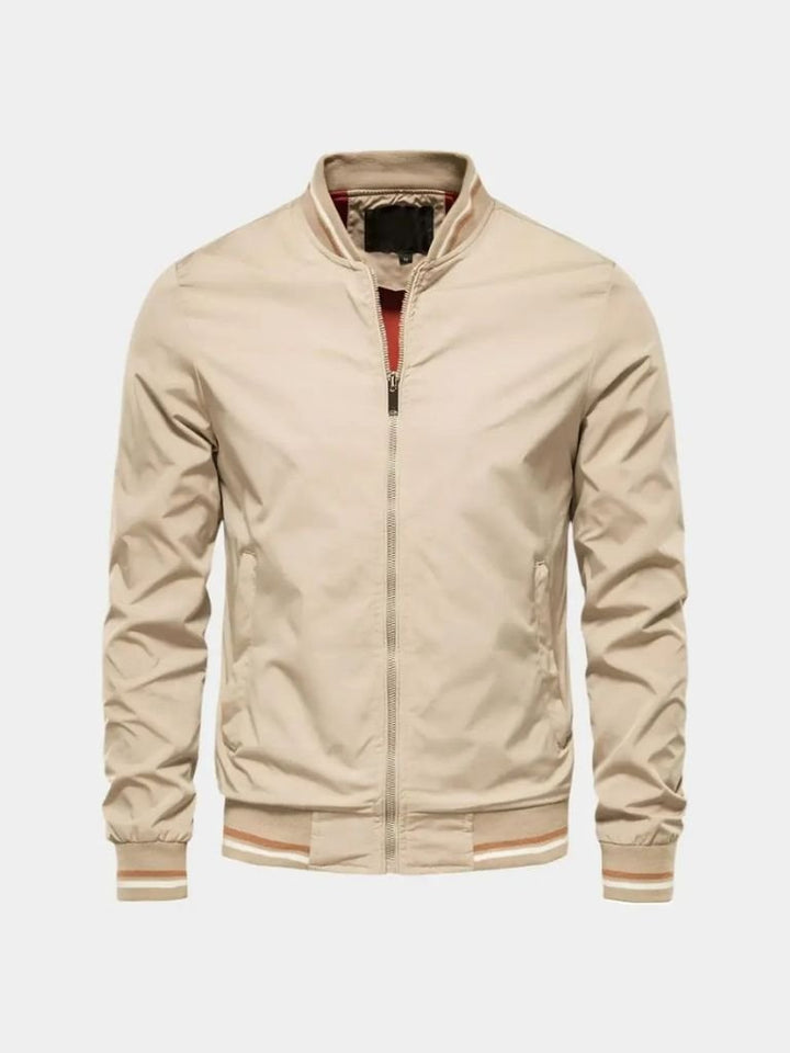 Casual Bomber Jacket - Cross &amp; Crown - Cross &amp; Crown