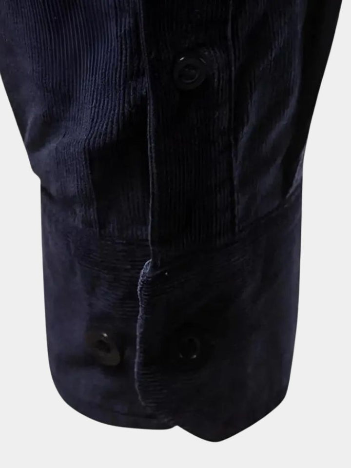 Casual Business Corduroy Shirt - Cross &amp; Crown - Cross &amp; Crown