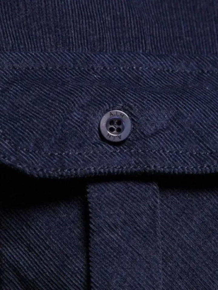 Casual Business Corduroy Shirt - Cross &amp; Crown - Cross &amp; Crown