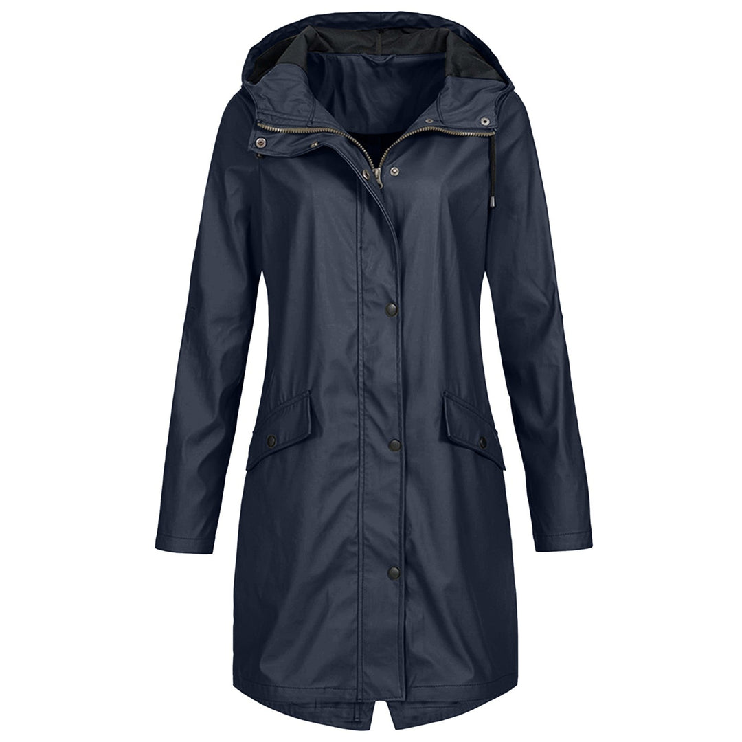 Maude | Imperméable à Capuche Femme Mi-Long - Image 1