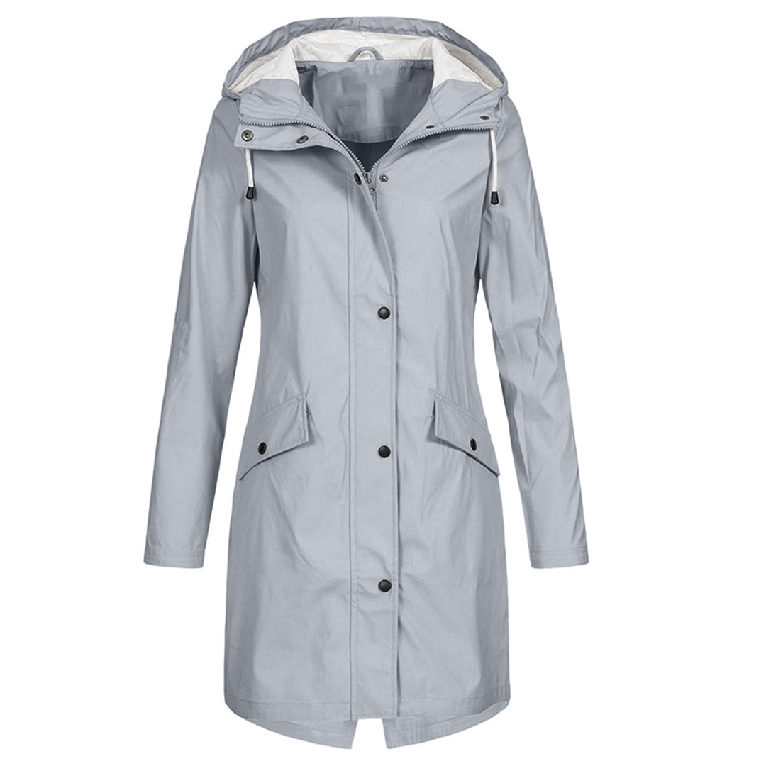 Maude | Imperméable à Capuche Femme Mi-Long - Image 3