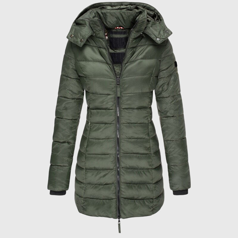 Women's Long Jacket | Warm & Hooded 2