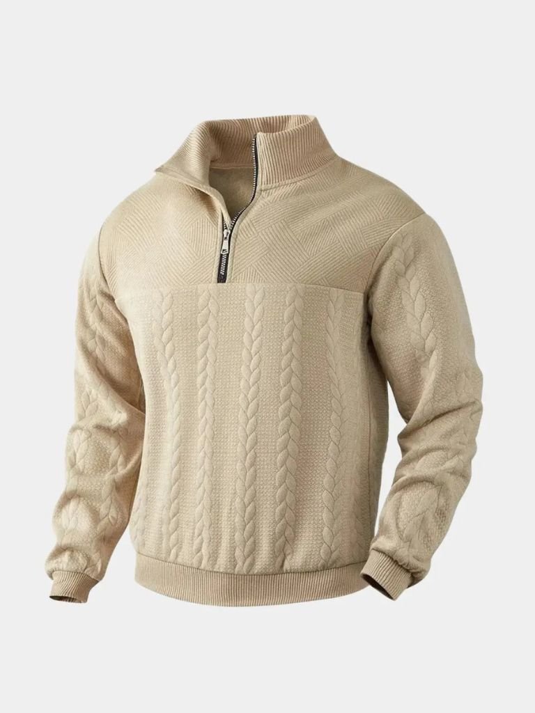 Essential Henry Quarter Zip Pullover - Cross &amp; Crown - Cross &amp; Crown