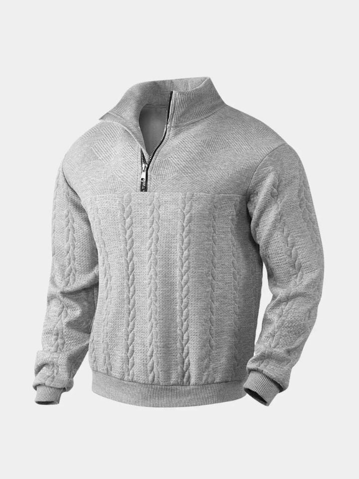 Essential Henry Quarter Zip Pullover - Cross &amp; Crown - Cross &amp; Crown
