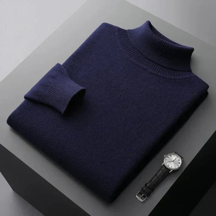 Mika | Pull Homme Col Roulé Manches Longues - Image 3