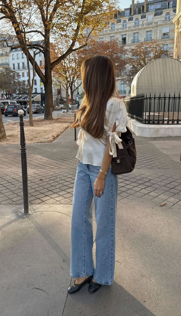 "@Mianvk_ in our wide jeans"