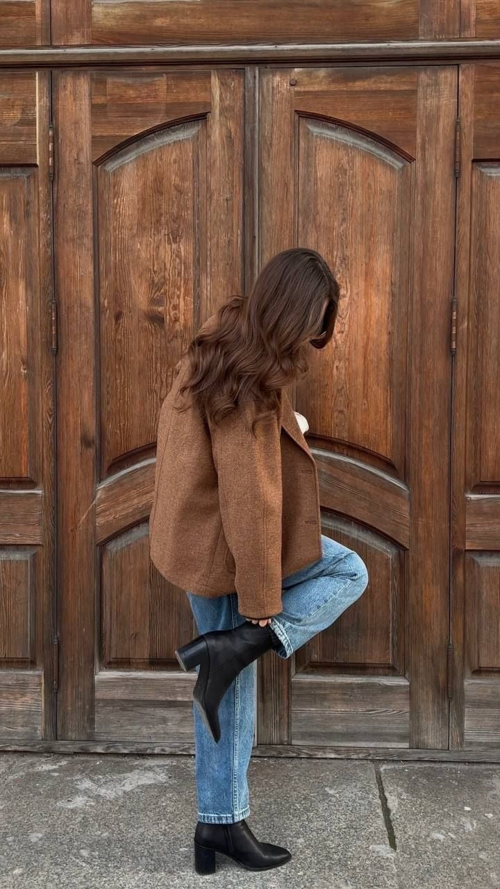 "Sophia in our black boots"