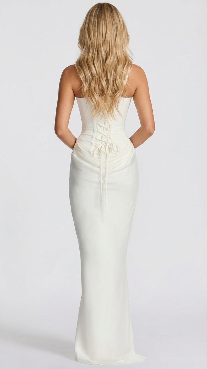 Ariana Draped Maxi Dress