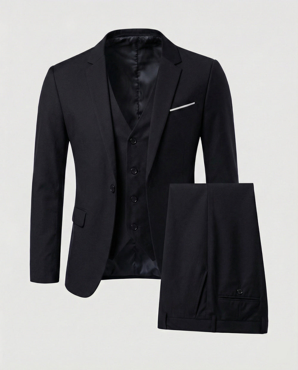 Men's Three-Piece Suit | Structured Tailoring & Comfort 2