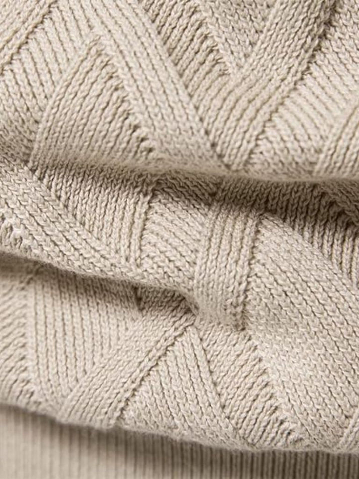Minimalist Knit Pullover - Cross &amp; Crown - Cross &amp; Crown