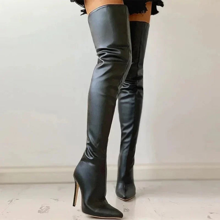 Joëlle | Botte Stiletto Montante Femme - Image 4