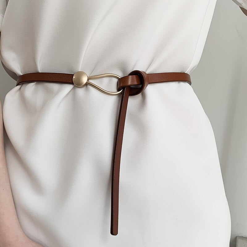 Damen Ledergürtel Echtleder elegant