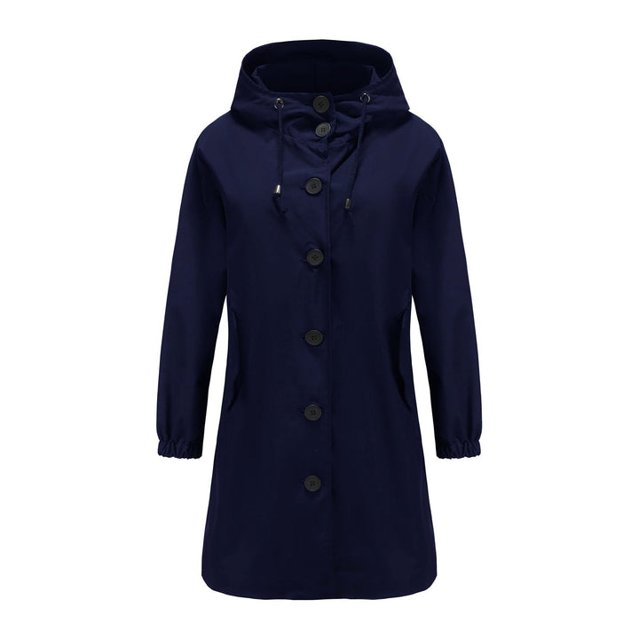 Maude | Manteau Long Trapèze à Capuche pour Femme - Image 7