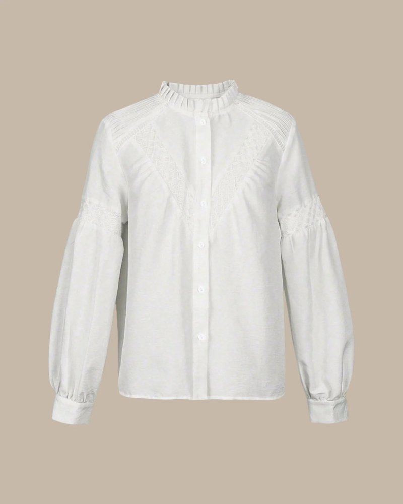 Women's Blouse | Ruffle Detail & Relaxed Fit 2