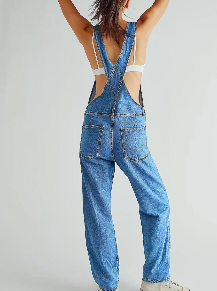 Women's Straight Leg Jumpsuit | Effortless Casual Fit 2